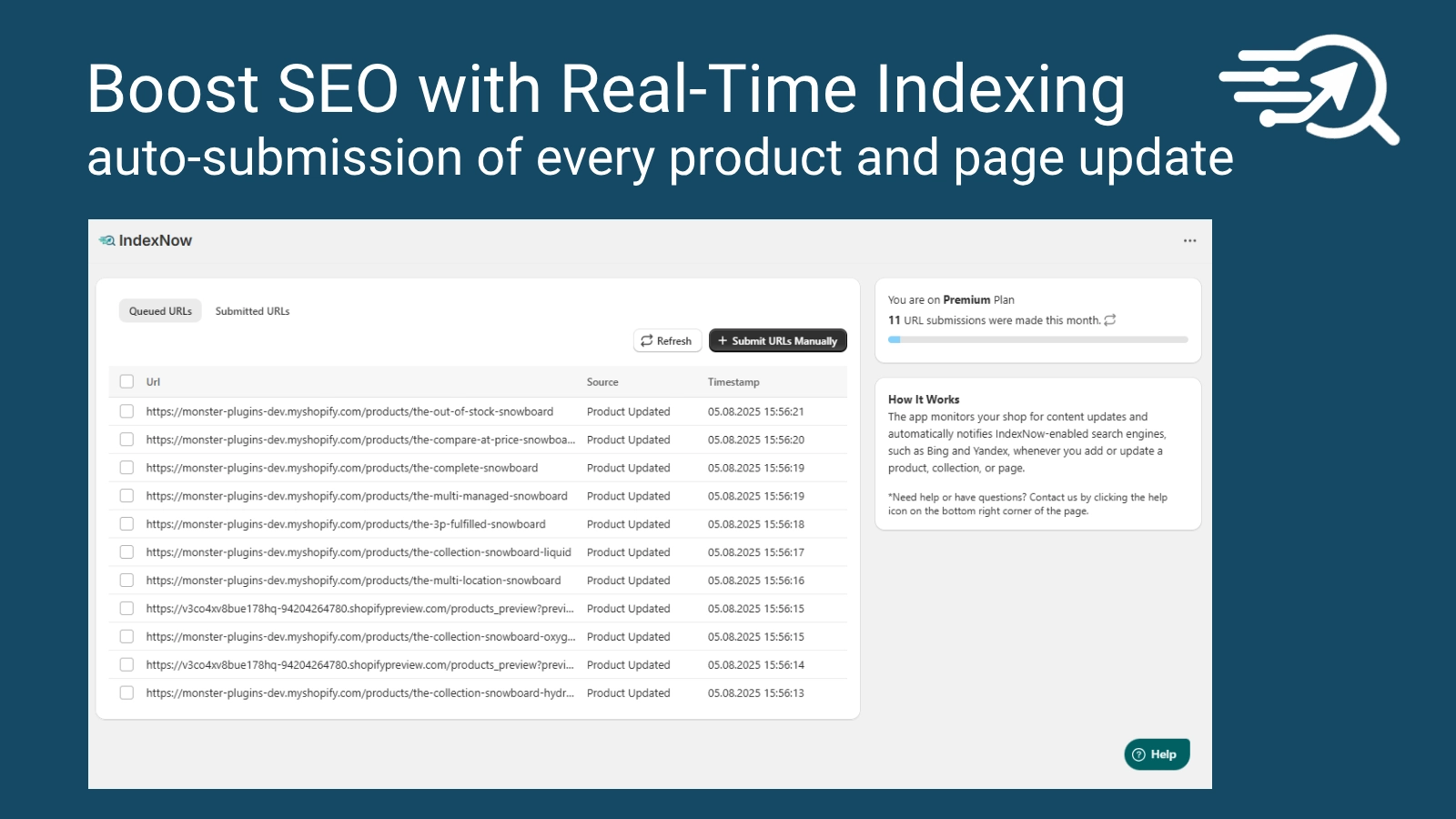 IndexNow screenshot 1